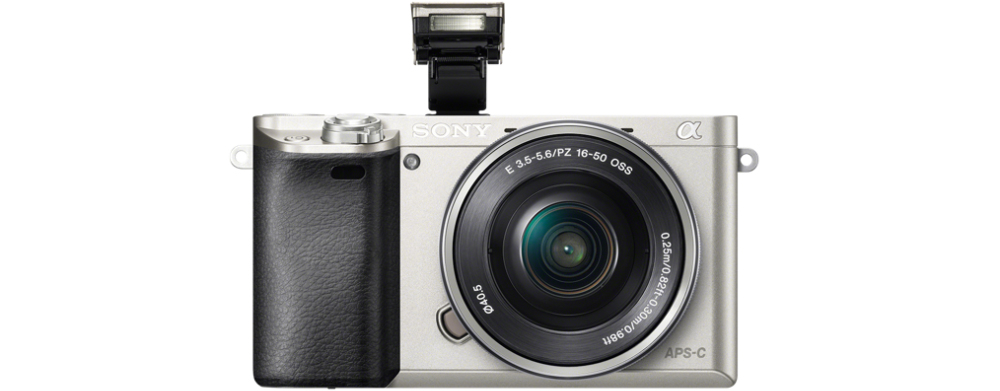 SONY A6000 24,3 MP 3 inç 16-50 mm Aynasız Sistem Fotoğraf Makinesi Gümüş