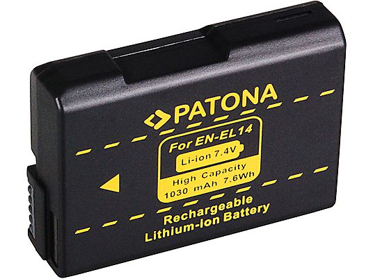 PATONA EN-EL14 - Batterie (Noir)