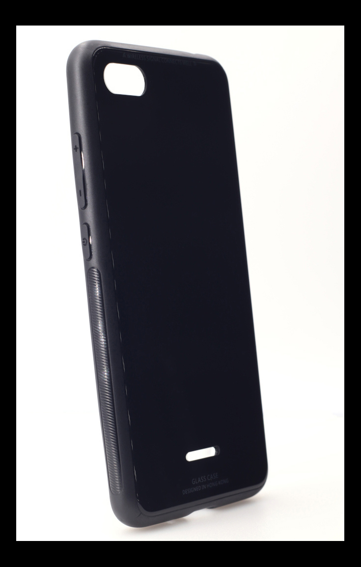 AGM 27855 Xiaomi, Glas, Schwarz Backcover, Redmi 6A