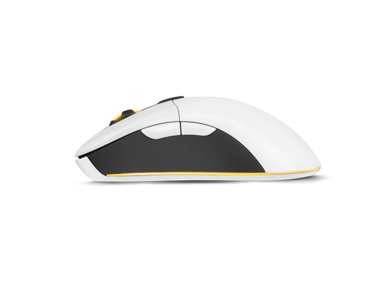 Ratón gaming - NOX Kadru, 4000DPI, USB, Óptico, mano derecha, Blanco