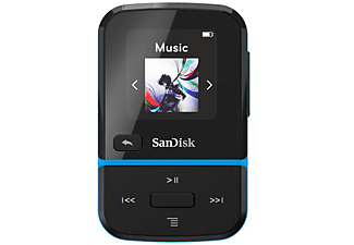 SANDISK Clip Sport Go - Lettore MP3 (16 GB, Blu/nero)