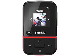 SANDISK Clip Sport Go - Lecteur MP3 (32 GB, Rouge/noir)