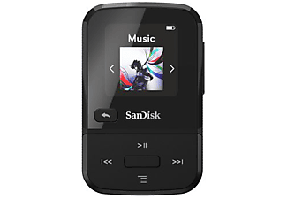 SANDISK Clip Sport Go - MP3 Player (32 GB, Schwarz)
