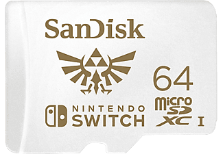 SANDISK Nintendo Switch - MIC-SDX Extreme 64GB - Scheda di memoria (Bianco)