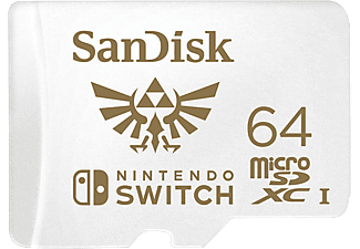 SANDISK Nintendo Switch - MIC-SDX Extreme 64GB - Speicherkarte (Weiss)