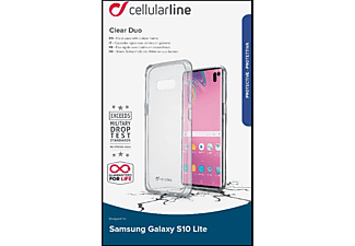 CELLULARLINE Clear Duo - Custodia (Adatto per modello: Samsung Galaxy S10e)