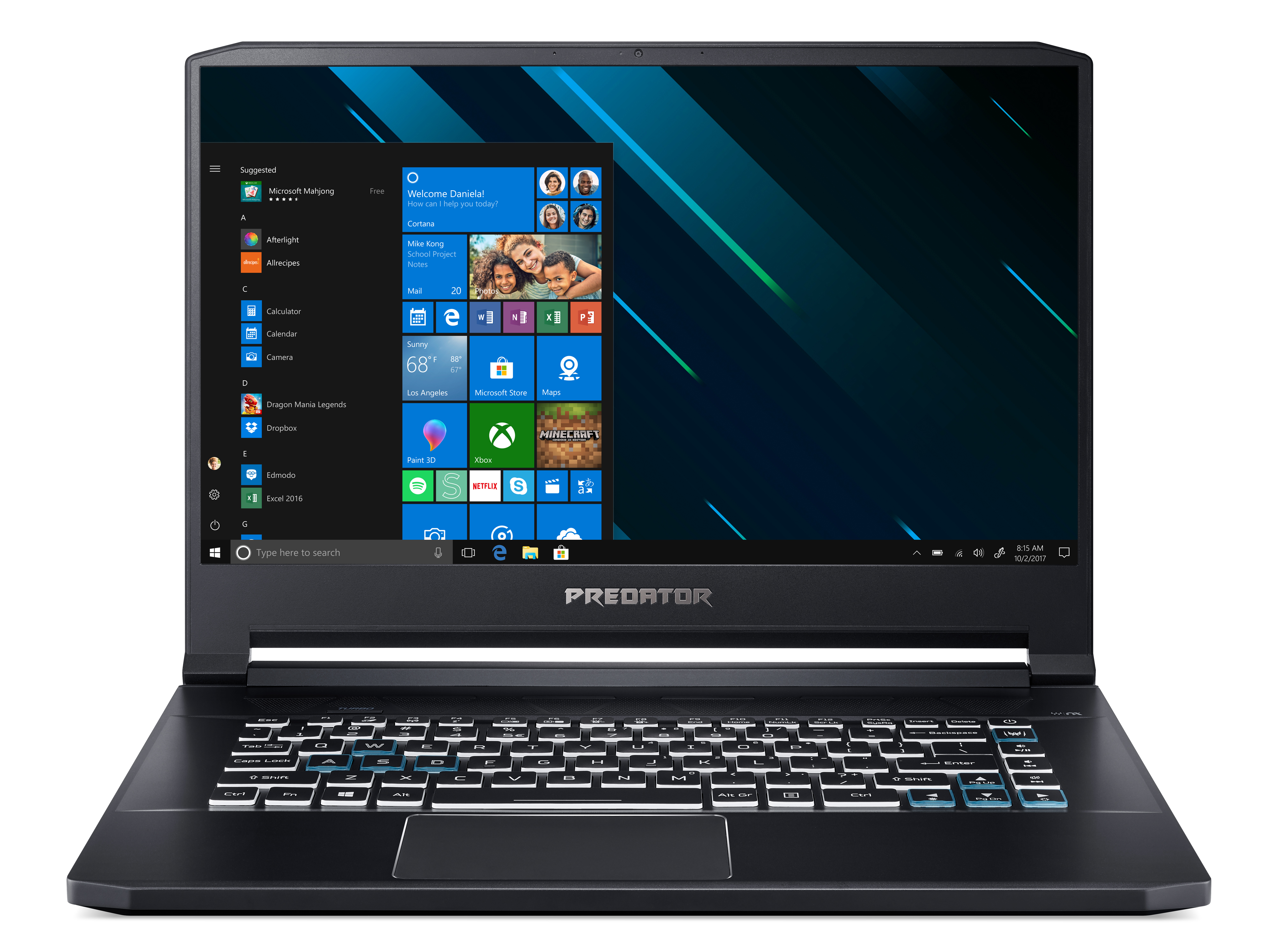 ACER Predator Triton 500 (PT515-51-73G6) - 15,6 Zoll - Intel® Core™ i7 i7-8750H - 16 GB - 512 GB - NVIDIA GeForce RTX™ 2060 - Windows 10 Home (64 Bit)