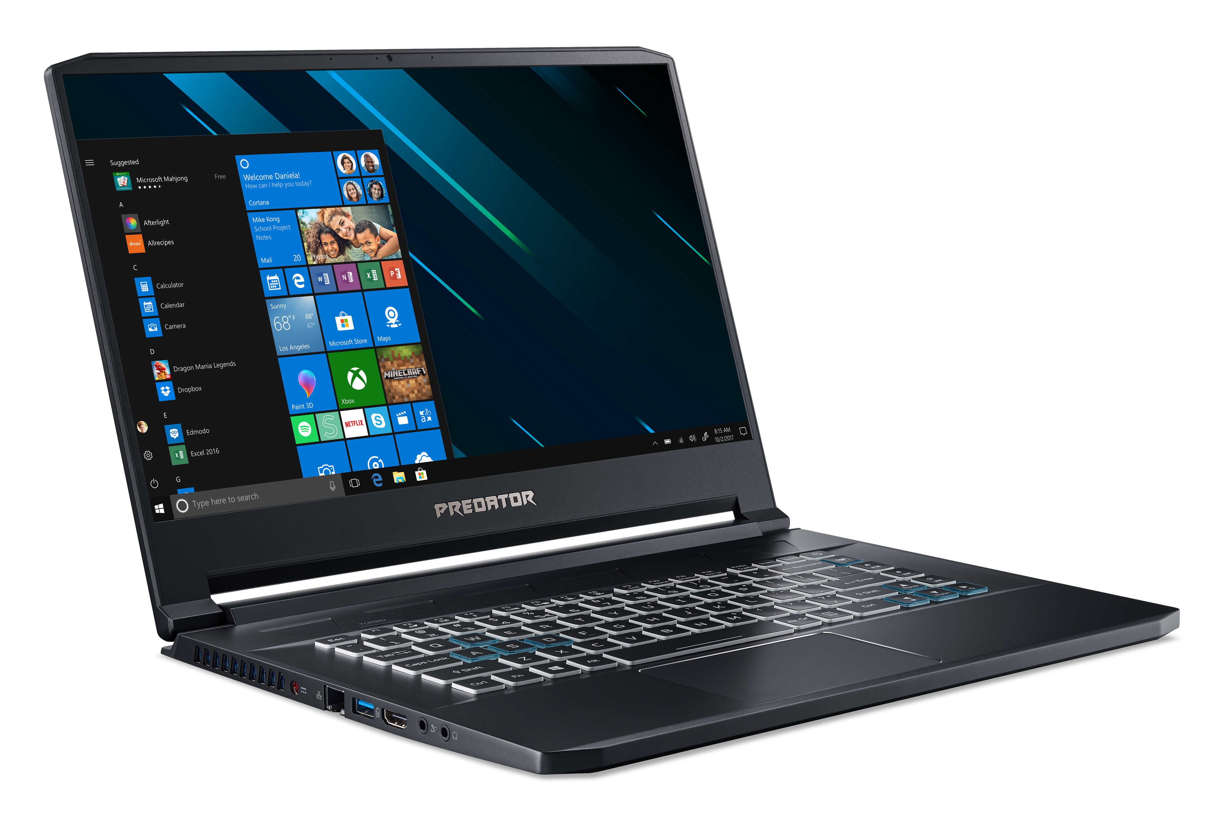 ACER Predator Triton 500 (PT515-51-73G6) - 15,6 Zoll - Intel® Core™ i7 i7-8750H - 16 GB - 512 GB - NVIDIA GeForce RTX™ 2060 - Windows 10 Home (64 Bit)