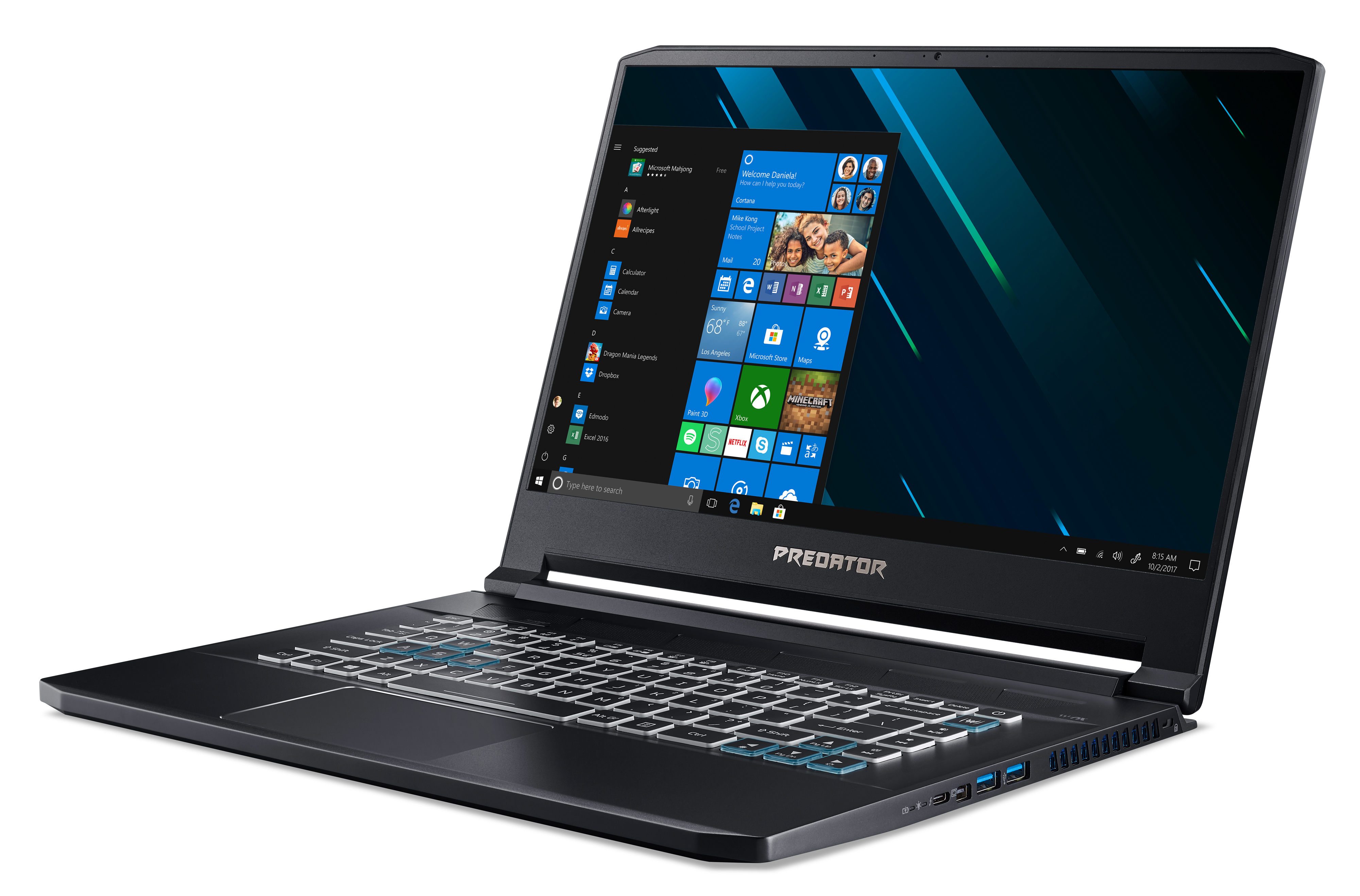 ACER Predator Triton 500 (PT515-51-73G6) - 15,6 Zoll - Intel® Core™ i7 i7-8750H - 16 GB - 512 GB - NVIDIA GeForce RTX™ 2060 - Windows 10 Home (64 Bit)