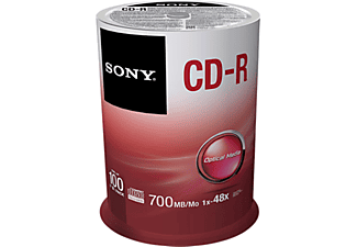 CD-R Data - Sony, CD R 48X 700MB SPINDLE 100PCSSUPL