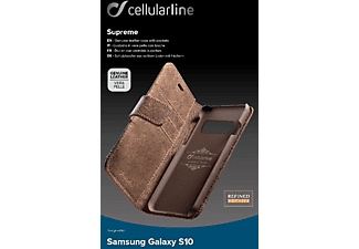 CELLULAR LINE 60282 Supreme, Bookcover, Samsung, Galaxy S10, Braun
