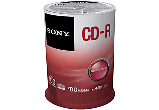 CD-R Data - Sony, CD R 48X 700MB SPINDLE 100PCSSUPL