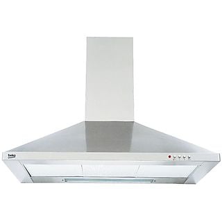 REACONDICIONADO Campana decorativa - Beko CWB 9441 XN, Decorativa, 3 velocidades, 400 m³/h, Inox