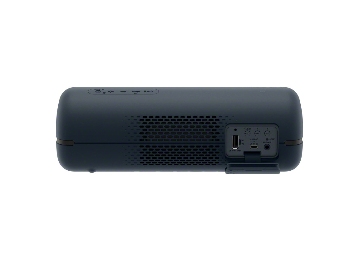 SONY SRS-XB32 Wireless Party Chain Bluetooth Lautsprecher, Schwarz, Wasserfest