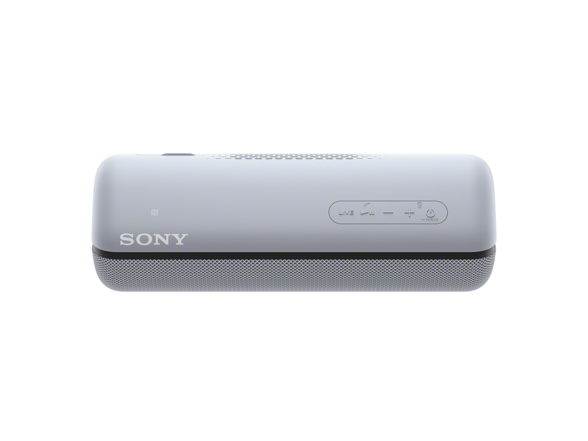 SONY SRS-XB32 Wireless Party Chain Bluetooth Lautsprecher, Grau, Wasserfest
