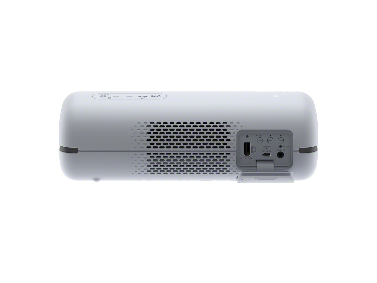 SONY SRS-XB32 Wireless Party Chain Bluetooth Lautsprecher, Grau, Wasserfest