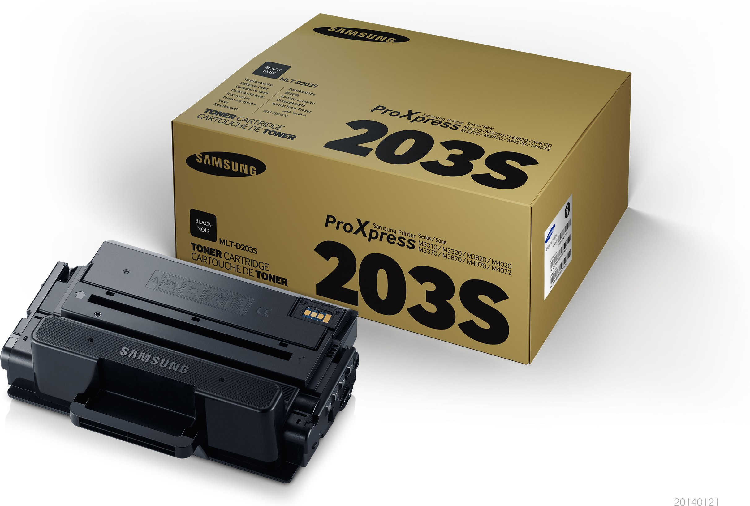 Tóner - HP, MLT-D203S, Negro