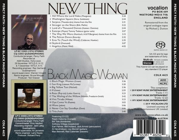 Percy Faith - New Thing & Black Magic Woman  - (SACD)