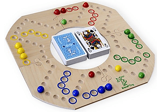 STIFTUNG BRÄNDI Dog 4-er Set (langue française) - Jeu de table (Multicolore)