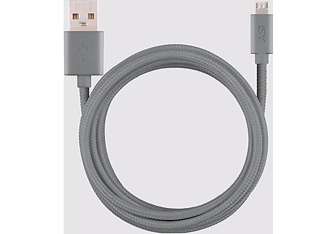 ISY Micro-USB Lade-/Datenkabel IFC-1800-GY-M, grau