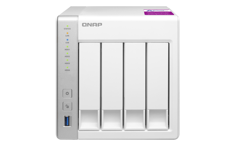 QNAP TS-431P2 NAS 3,5 Zoll Anzahl Festplattenschächte: 4 Weiß}