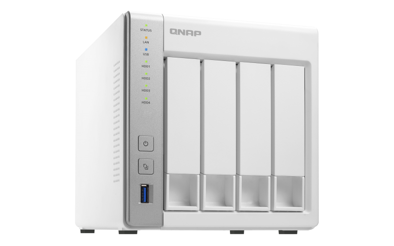 QNAP TS-431P2 NAS 3,5 Zoll Anzahl Festplattenschächte: 4 Weiß}