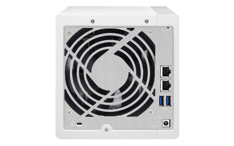 QNAP TS-431P2 NAS 3,5 Zoll Anzahl Festplattenschächte: 4 Weiß}