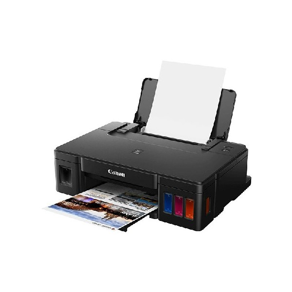 Impresora - Canon Pixma G1501, Hasta 48001 x 1200 ppp, Encendido automático, Negro