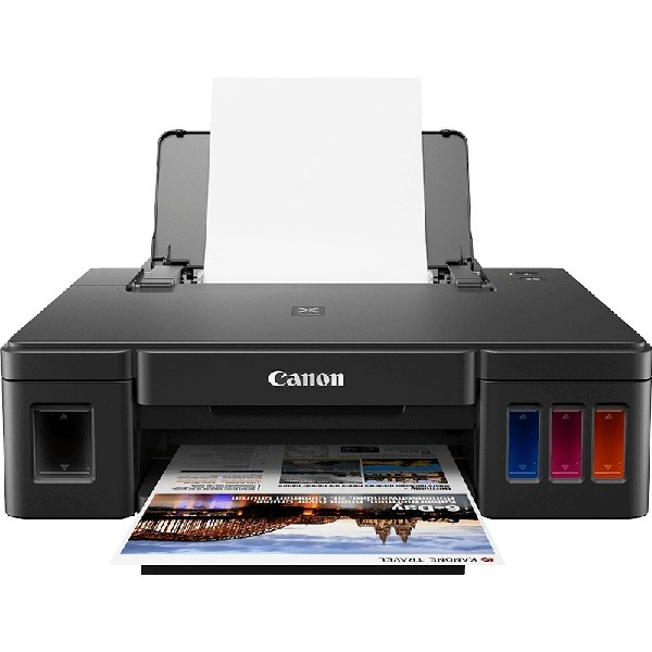 Impresora - Canon Pixma G1501, Hasta 48001 x 1200 ppp, Encendido automático, Negro