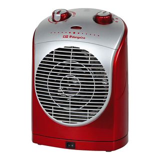Calefactor - Orbegozo FH 5025, Potencia 2200W, Termostato regulable, 2 Niveles de calefacción