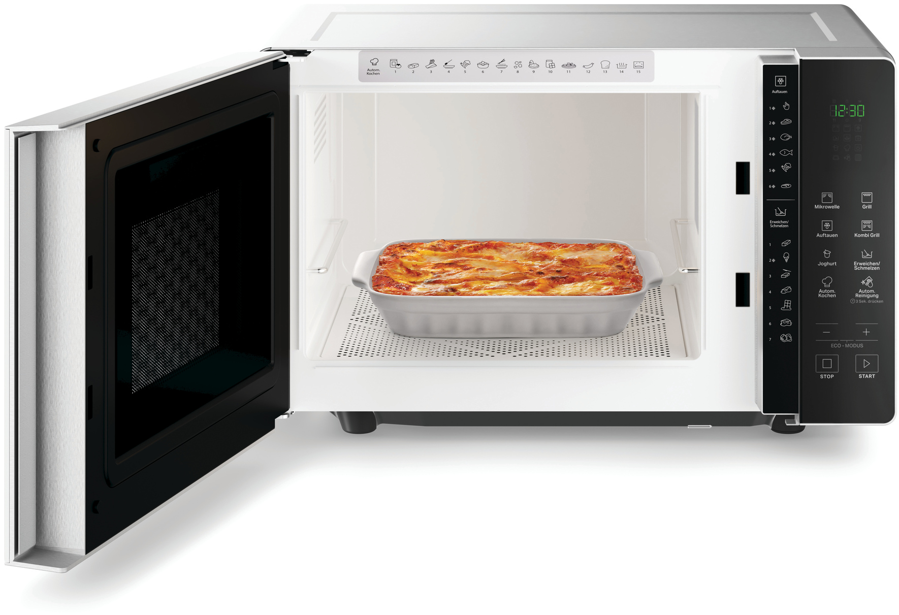 BAUKNECHT MF 203 SB, Mikrowelle (800 Watt, Grillfunktion)