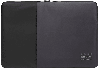 TARGUS UNI15 PULSE SLEEVE BLACK/EBONY - Pochette pour ordinateur portable , 15.6 "/39.6 cm, Noir/Gris