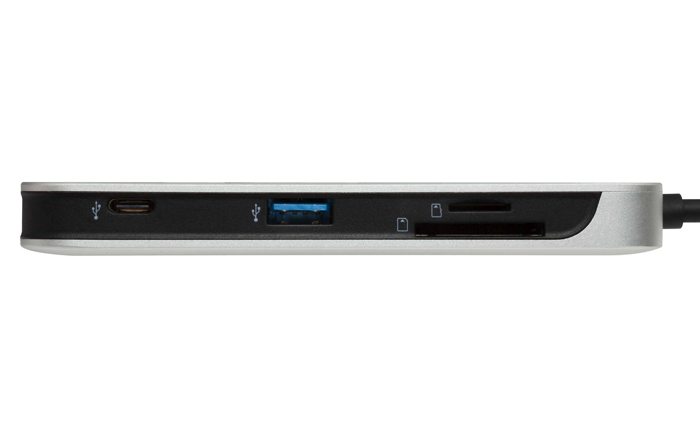 KINGSTON Nucleum USB-C Hub, Schwarz/Weiß