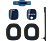 ASTRO GAMING A40 TR Mod Kit - Mod Kit, Blau