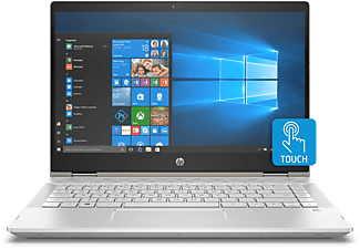 HP Pavilion x360 14-cd0774nz - Ordinateur portable 2 en 1 convertible (14 ", 256 GB SSD, Argent)