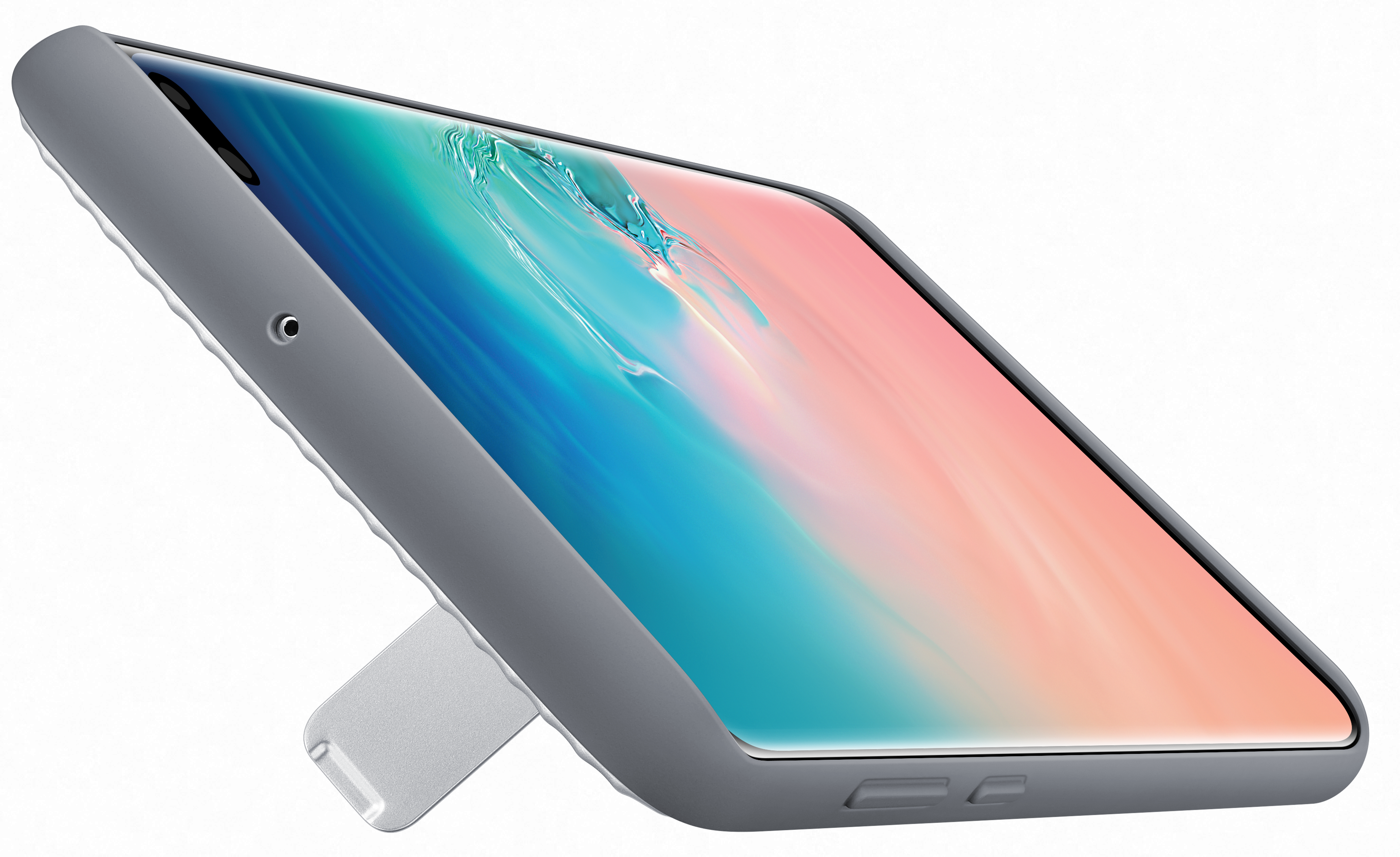 SAMSUNG Protevtive Standcover - Handyhülle (Passend für Modell: Samsung Galaxy S10+)