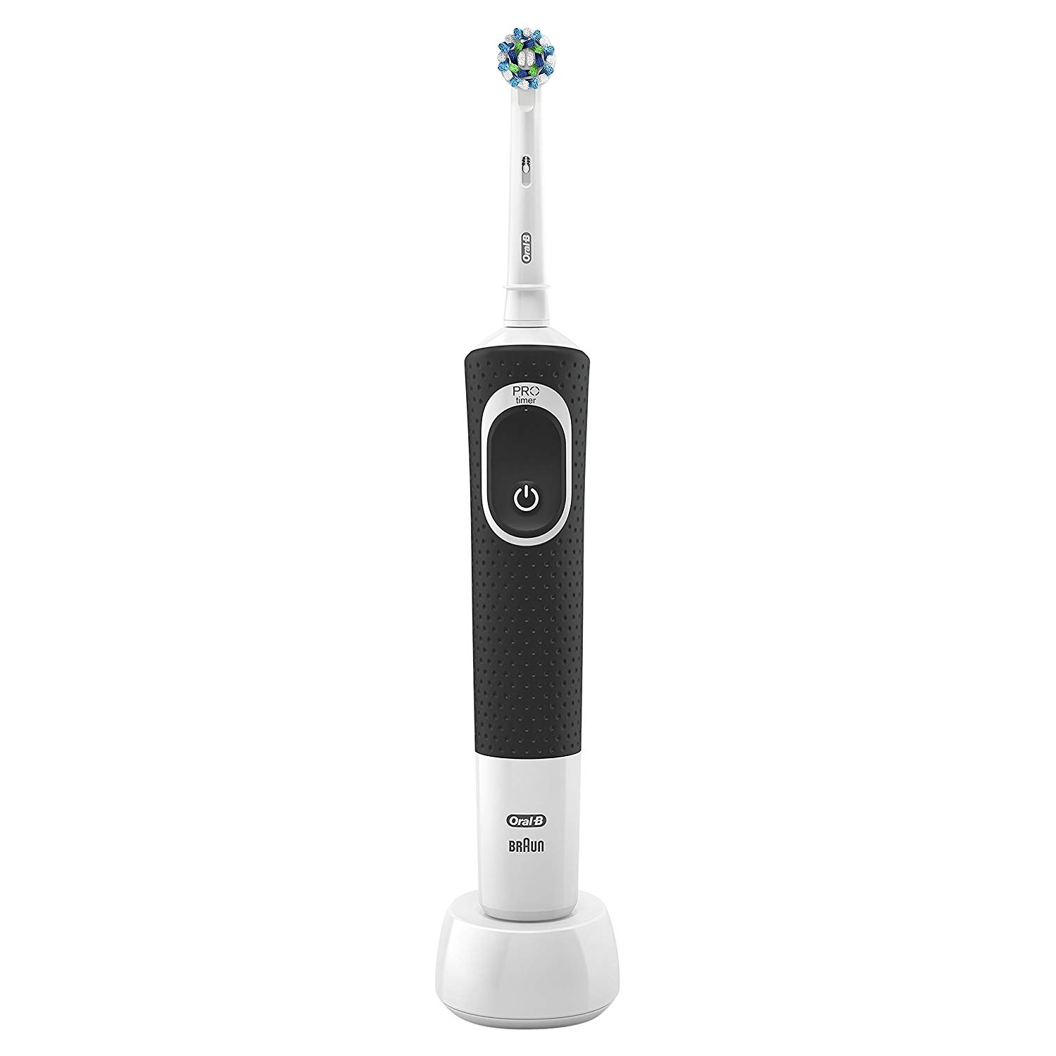 Cepillo de dientes - Oral-B Vitality 100 CrossAction, 2D, Temporizador, Negro