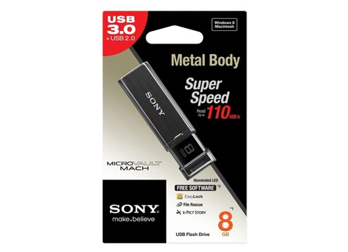 Memoria USB - Sony, MICROVAULT/8GB USB 3.0 MACH 226MB/S