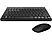 RAPOO 8000M - Tastatur & Maus (Schwarz/Grau)