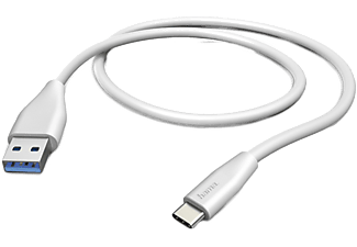 HAMA Outlet Adatkábel USB A - USB 3.1 Type-C, fehér, 1,5m (178397)