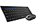 RAPOO 9060M - Tastiera e mouse senza fili (Nero)