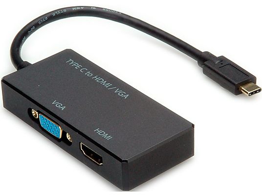 VALUE 12.99.3215 - USB-HDMI Adapter (Schwarz)