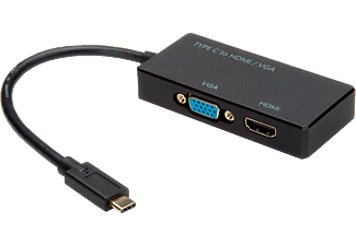 VALUE 12.99.3215 - Adaptateur USB-HDMI (Noir)