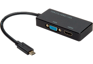 VALUE 12.99.3215 - Adattatore USB-HDMI (Nero)