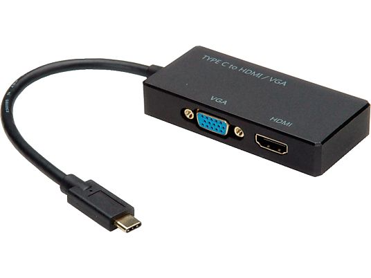 VALUE 12.99.3215 - USB-HDMI Adapter (Schwarz)