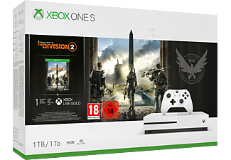 Pack Xbox One S (1 To) + Tom Clancy's The Division 2 - Console de jeu - Blanc