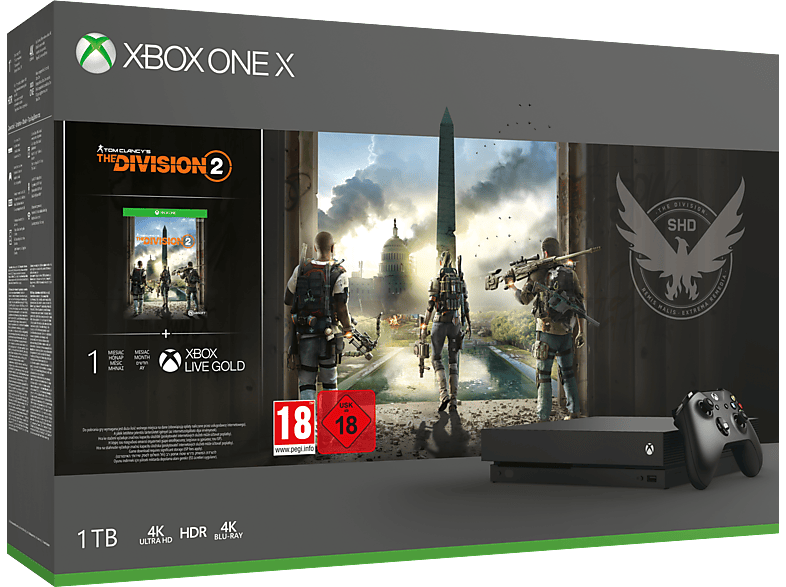 Xbox One X 1TB Tom Clancy's The Division 2