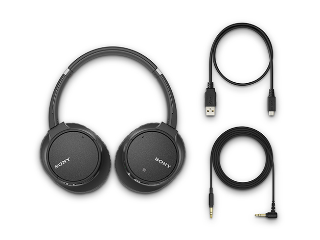 SONY WH-CH700NB - Bluetooth Kopfhörer (Over-ear, Schwarz)