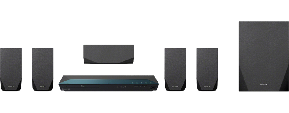 Home Cinema 5.1 - Sony BDV-E2100, 1000 W, Subwoofer, Blu-ray, 3D, Bluetooth, NFC, Wi-Fi, HDMI, USB,