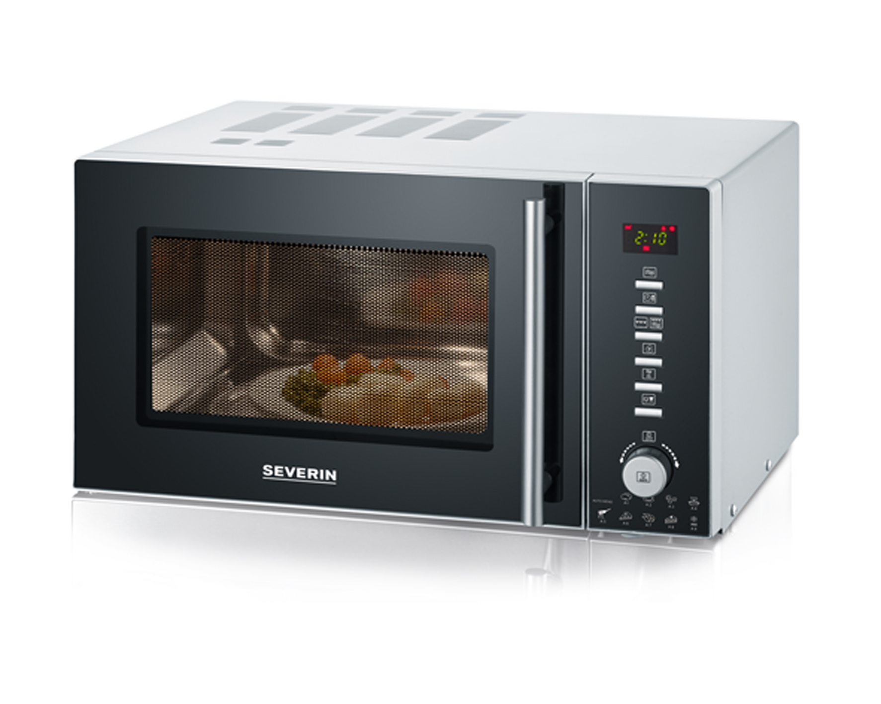 SEVERIN MW 9663 3-IN-1, Mikrowelle (900 Watt, Grillfunktion, Heißluftfunktion)